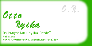 otto nyika business card